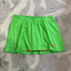 Adidas Lime Green Sports Skirt